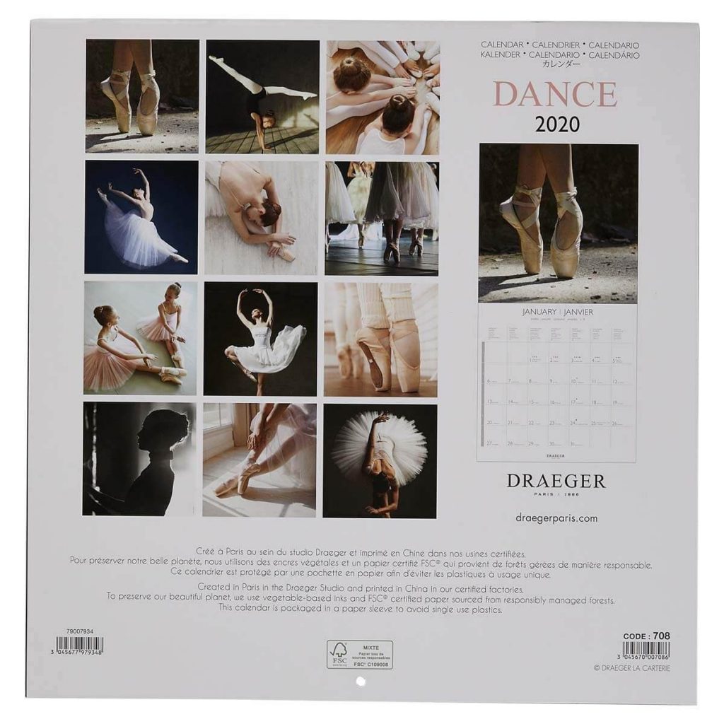 Calendario ballet 2020